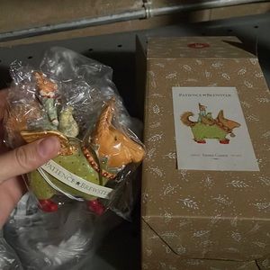 ⭐️ Krinkles Patience Brewster large dog holiday christmas ornament terrier